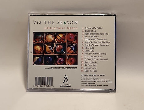 'Tis the Season - Christmas Brass - Audio CD - Compass Productions 1998 - Darktower Media