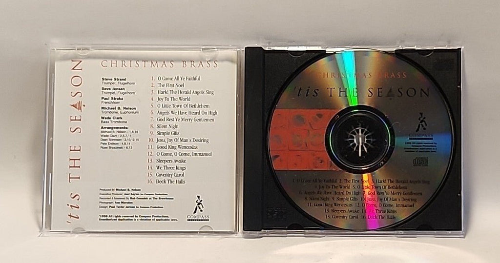 'Tis the Season - Christmas Brass - Audio CD - Compass Productions 1998 - Darktower Media