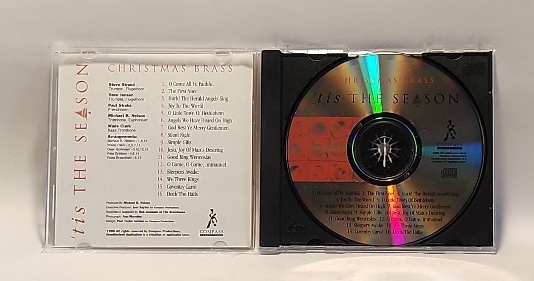 'Tis the Season - Christmas Brass - Audio CD - Compass Productions 1998 - Darktower Media