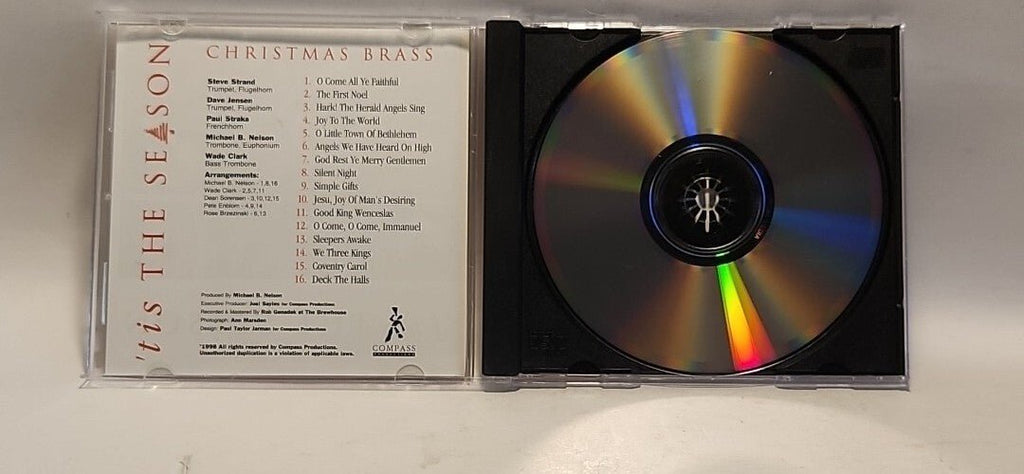 'Tis the Season - Christmas Brass - Audio CD - Compass Productions 1998 - Darktower Media