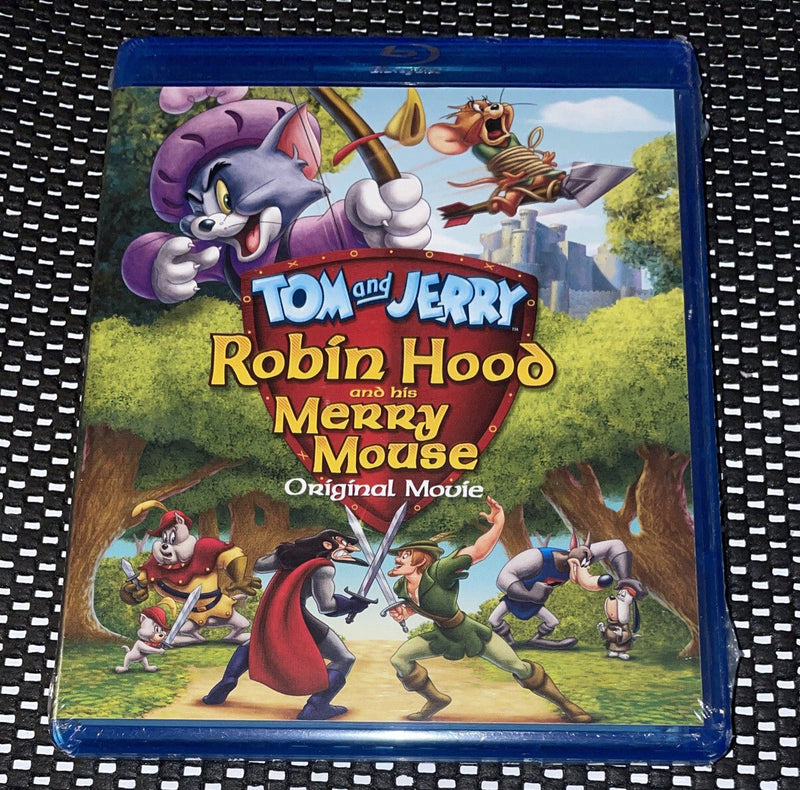 Tom and Jerry: Robin Hood and His Merry Mouse (Blu - ray) Brand New Factory Sealed - Darktower Media