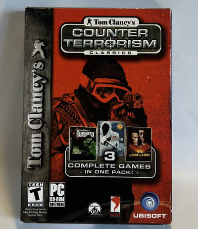 Tom Clancy's COUNTER TERRORISM CLASSICS 3x PC Shooter Games Ubisoft USA