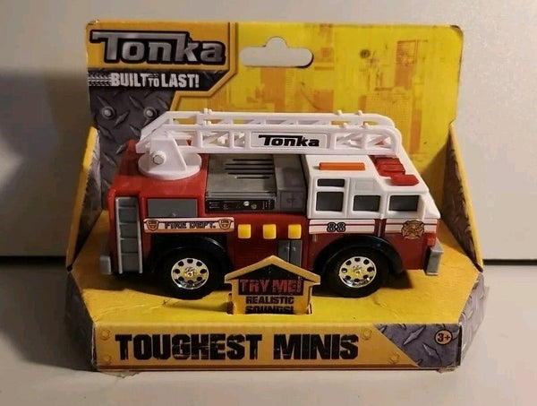 Tonka Toughest Minis Fire Truck with Lights & Sounds NEW - Darktower Media