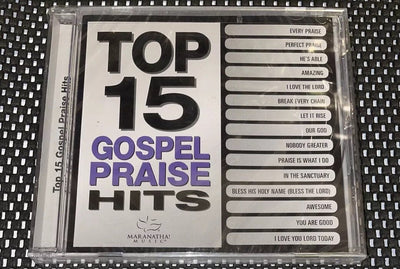 Top 15 Gospel Praise Hits Maranatha Music CD New In Shrink Sealed. USA