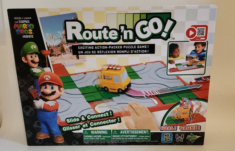 Toys Epoch Super Mario Route `n GO (UK IMPORT) Puzzle Game NEW Super Mario Bros - Darktower Media