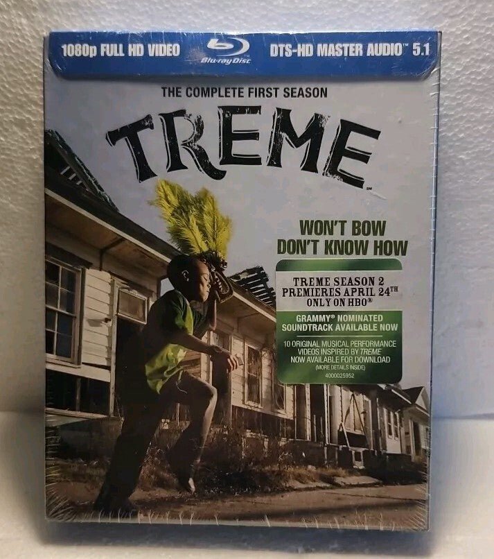 Treme: The Complete First Season (Blu - ray Disc, 2011, 4 - Disc Set) HBO USA 5042 - Darktower Media