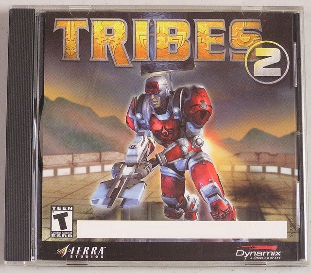 Tribes 2 (PC, 2001) Cd Rom with Manual/Reference card, code - Near mint - Darktower Media