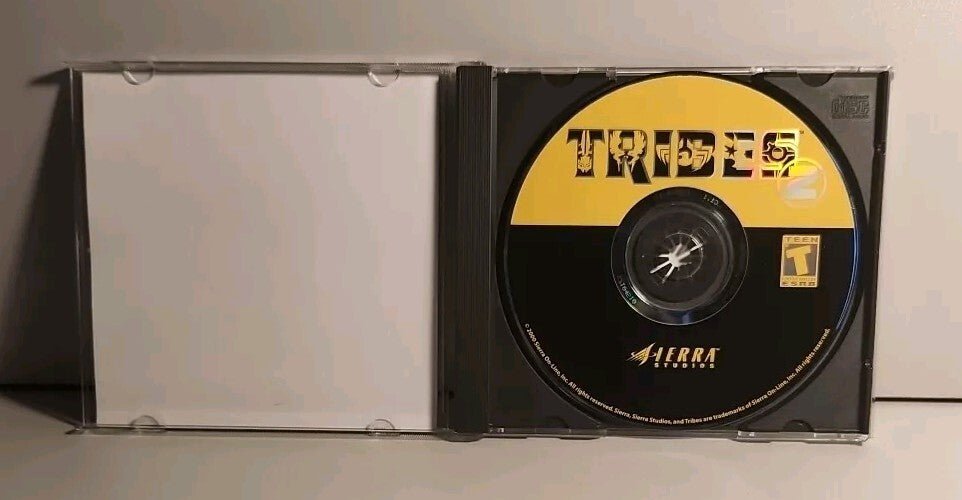 Tribes 2 (PC, 2001) Cd Rom with Manual/Reference card, code - Near mint - Darktower Media
