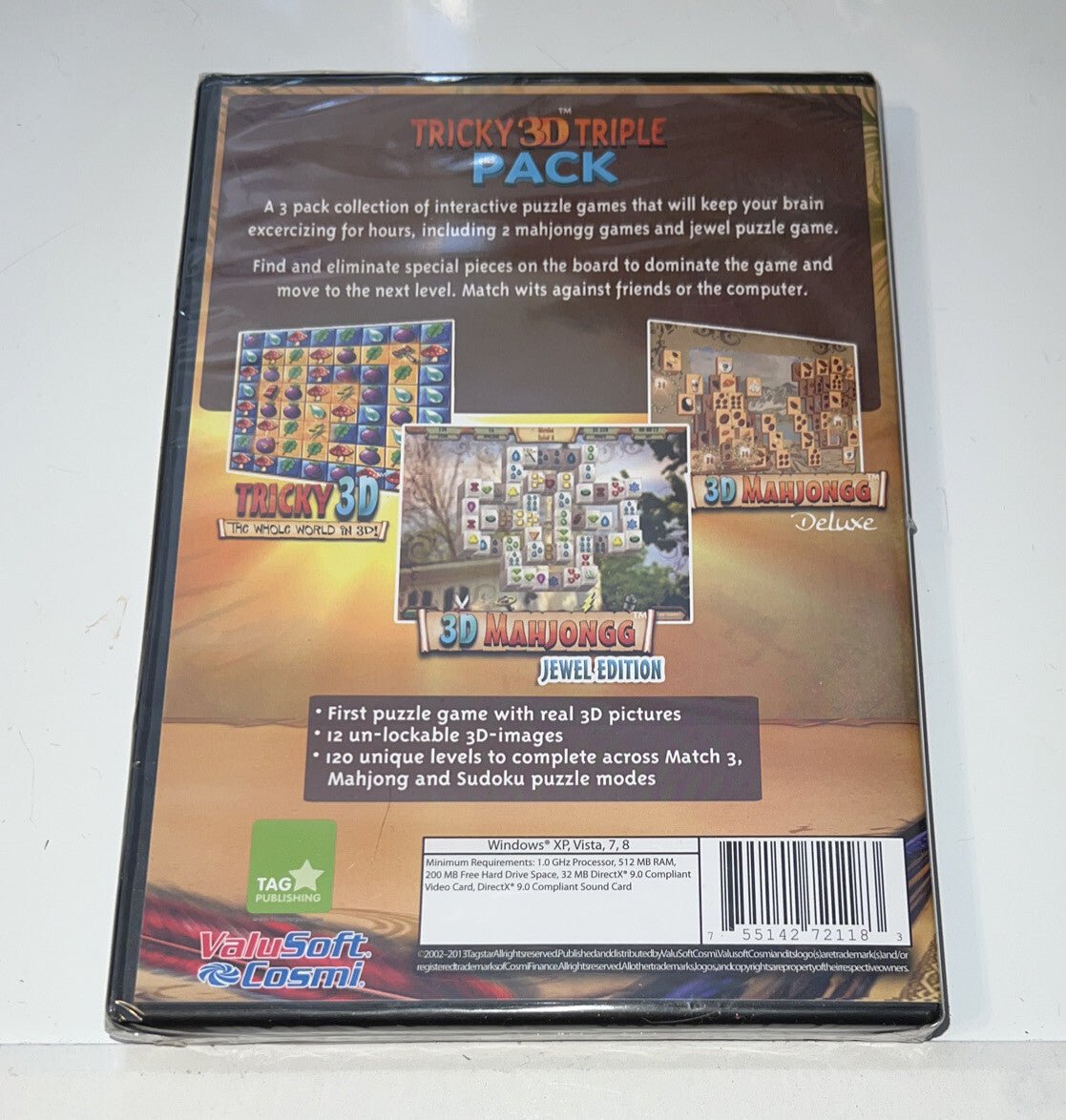 Tricky 3D Triple Pack (PC - CD ,2013) for Windows XP/Vista/7/8 - NEW in DVD BOX - Darktower Media