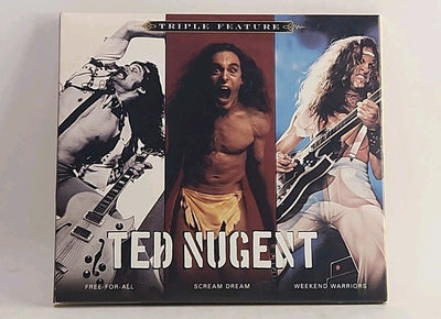 Triple Feature [Digipak] by Ted Nugent (CD, 2009, 3 Discs, Sony CMG) USA 5231