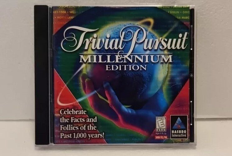 Trivial Pursuit: Millennium Edition PC Windows 95/98 game CD Hasbro USA - Darktower Media