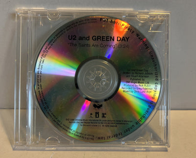 U2 and GREEN DAY The Saints Are Coming RARE CD Single 2006 USA CD only w1s4 3367