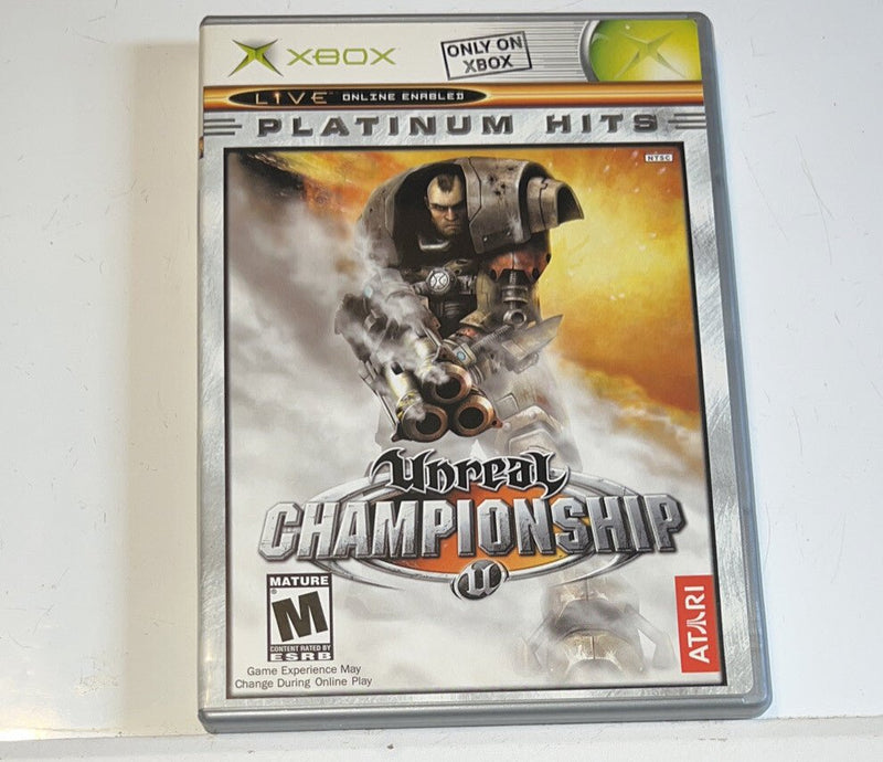 Unreal Championship (Microsoft Xbox, 2003, Platinum Hits) With Manual w1s3 2787 - Darktower Media