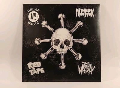 Urban Waste/Notox/The Nasty/Red 7" Red Vinyl 8 Tracks Ex/Ex r45 8
