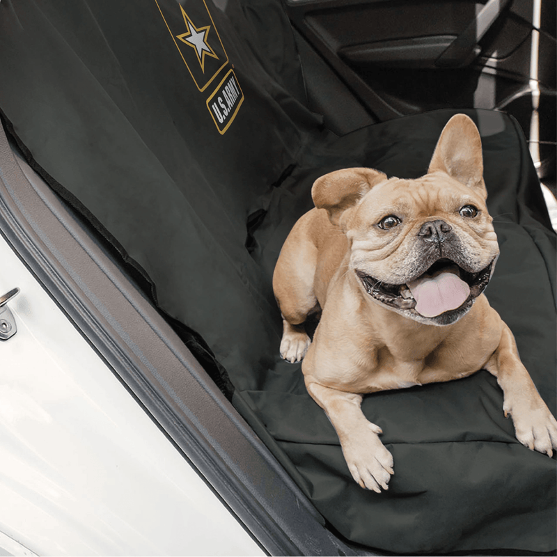 US Army Car Bench Seat Pet Cover - Dark Camo - Darktower Media