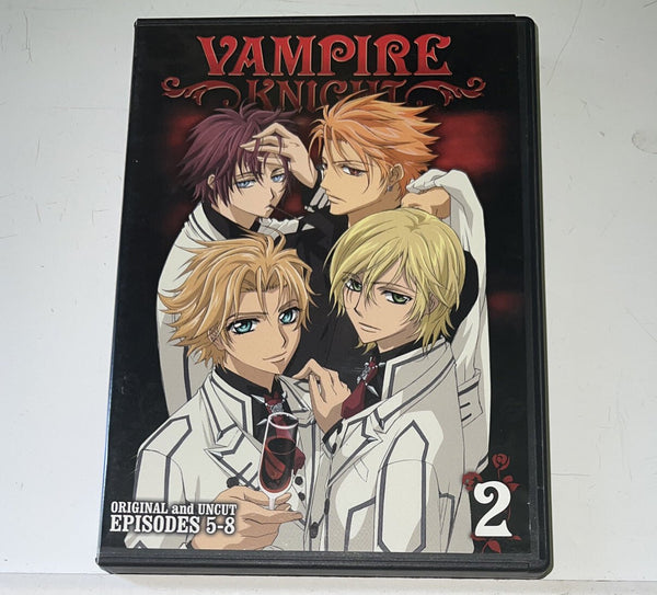 Vampire Knight, Vol. 2 (DVD, 2010) Original and Uncut Episodes 5 - 8 Scratch Free - Darktower Media