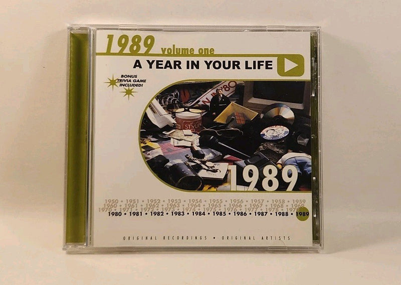 Various - A Year in Your Life: 1989, Vol. 1, CD 2001 Definitive Recs USA w1 3616 - Darktower Media