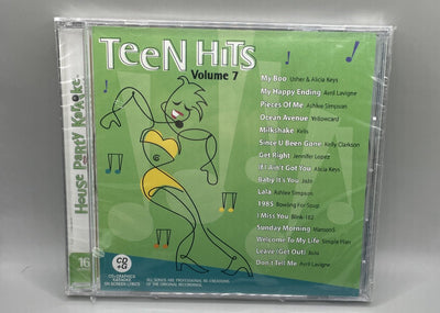 Various  : House Party Karaoke Teen Hits Volume 7 CD