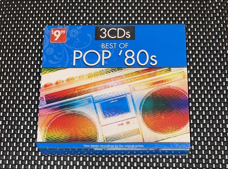 VARIOUS (ORIGINAL ARTIST - Best Of Pop 80s (3 Set) - 3 CD - Box Set - SEALED/NEW - Darktower Media