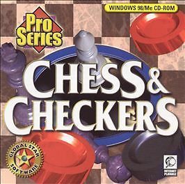 Video Game PC Pro Series Chess & Checkers Windows 98/Me CD - ROM r1s4 486 - Darktower Media