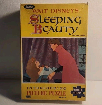 Vintage 1960's Walt Disney's "PRINCESS AURORA AWAKENS" Picture Puzzle Jaymar