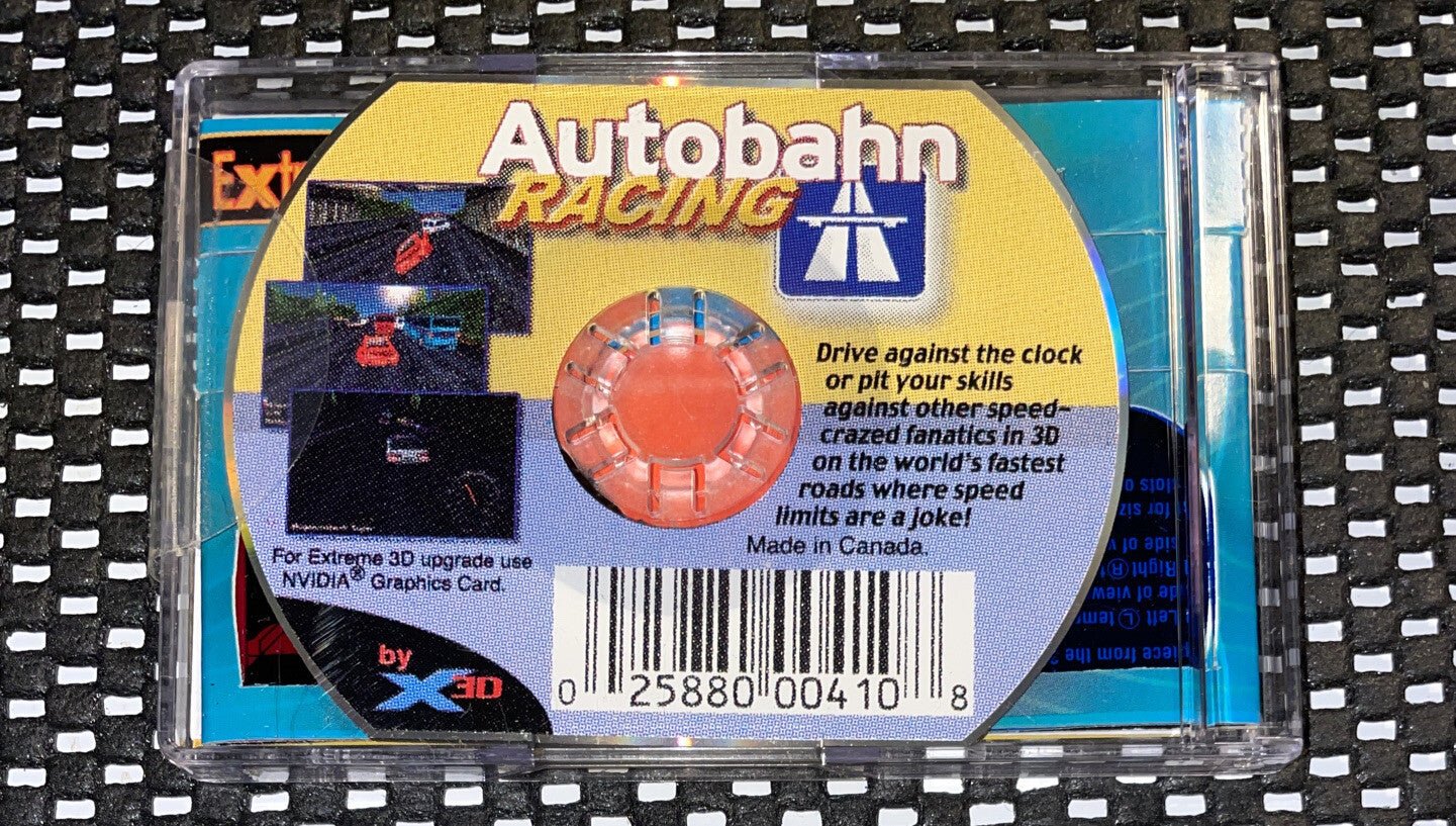 Vintage Autobahn Total Racing extreme 3D Mini CD Rom - Darktower Media