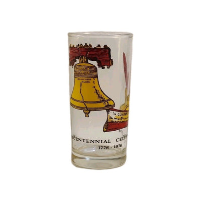 Vintage Bicentennial Celebration (1776-1976) Liberty Bell, 12oz Glass g 106