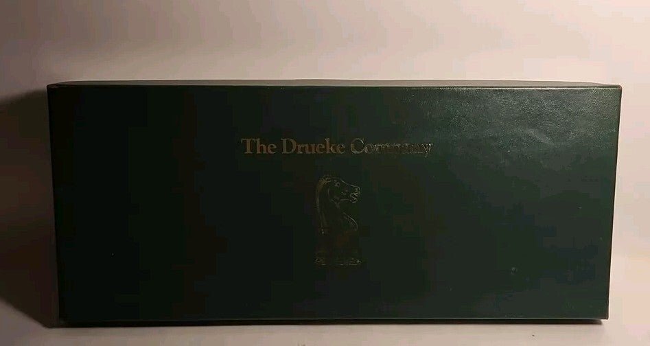 Vintage Dreuke 1150 Cribbage Scoremaster Once - a - Round Two Track Board with Box - Darktower Media