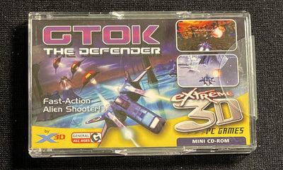 Vintage GTOK The Defender Mini CD-Rom Extreme 3D PC Games by X3D Brand New