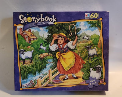 Vintage Milton Bradley Storybook 60 Piece Puzzle Little Bo Peep 10 x 13" New