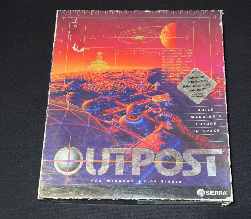 Vintage Outpost PC Big Box Game, 3.5
