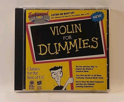 Violin for Dummies [CD (Audio)] by Rapoport, Katharine 1997 EMI USA r1s4 472
