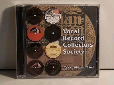 Vocal Record Collectors Society 1999 Annual- Cedar CD Opera Arias NEW w1s4 3210