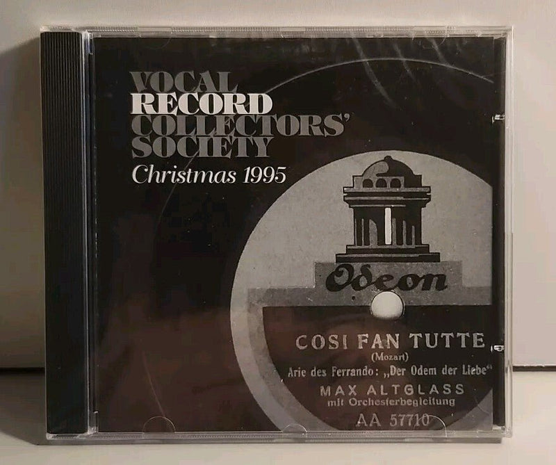 Vocal Record Collectors Society Christmas 1995 Cedar CD Opera Arias w1s5 3427 - Darktower Media
