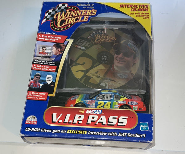 VTG Nascar Interactive CD Rom Jeff Gordon Winner's Circle VIP Pass 1/43 Diecast - Darktower Media