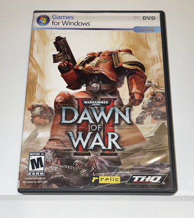 Warhammer 40,000 Dawn of War II (PC, 2009) with case, manual map and key