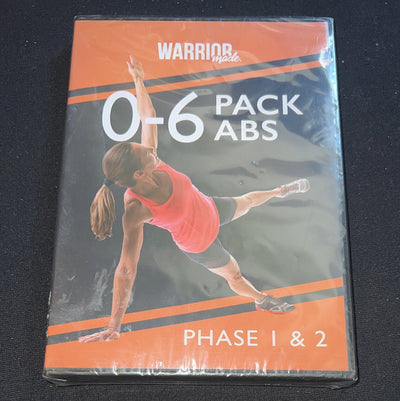 WARRIOR MADE 0-6 Pack ABS PHASE 1 & 2 Exercise Fitness Workout DVD NEW USA