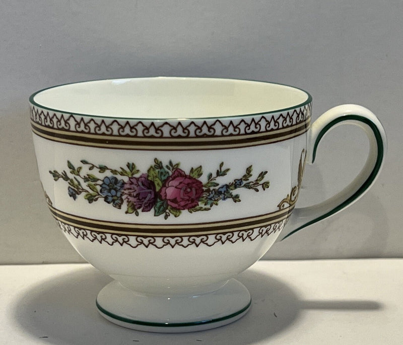 Wedgwood Bone China COLUMBIA W595 Coffee or Tea Cup, Floral, Yellow Griffon - Darktower Media