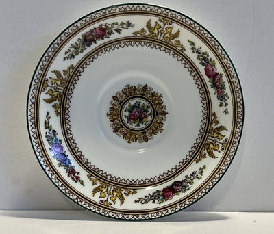 Wedgwood Columbia W595 White Bone China 5 3/4" Cup Saucer Plate