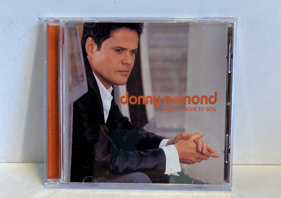 What I Meant to Say by Donny Osmond (CD, 2005) Decca USA