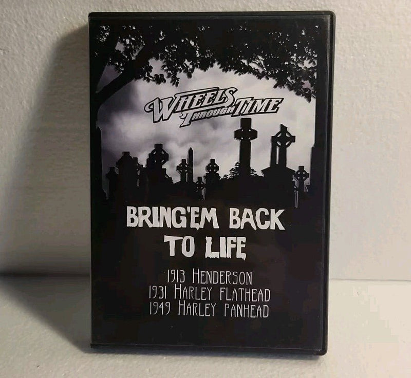 Wheels Through Time Bring Em Back to Life DVD Motorcyle Restoration Harley NM - Darktower Media