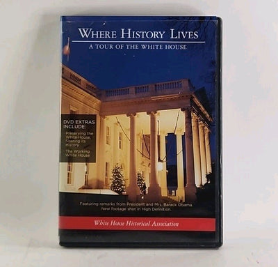 Where History Lives: A Tour of the White House (DVD, 2009) WHHA USA W1 4393