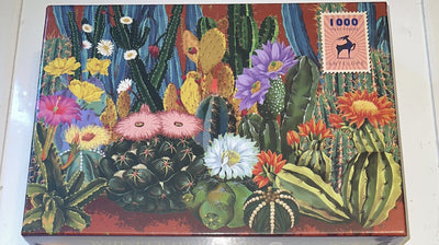 Whisper Of Cactus 1000 Piece Jigsaw Puzzle, Brand New-Sealed Package!