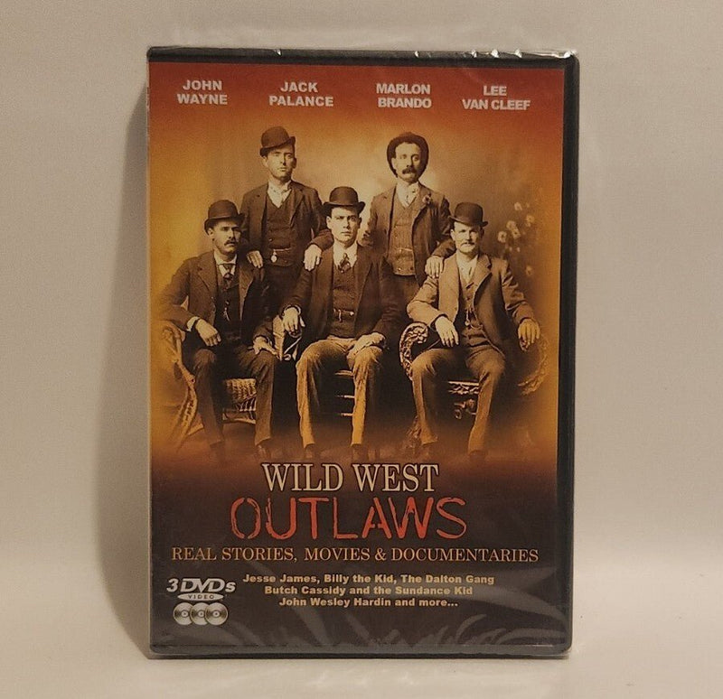 Wild West Outlaws, Real Stories, Movies & Documentaries (DVD, 2009, 3 - Disc Set) - Darktower Media