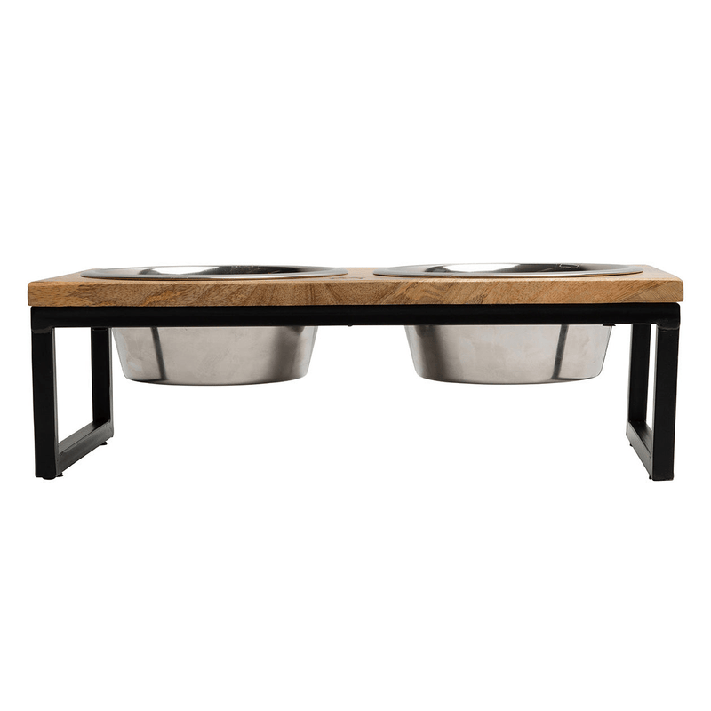 Wood & Metal Elevated Feeder - Darktower Media