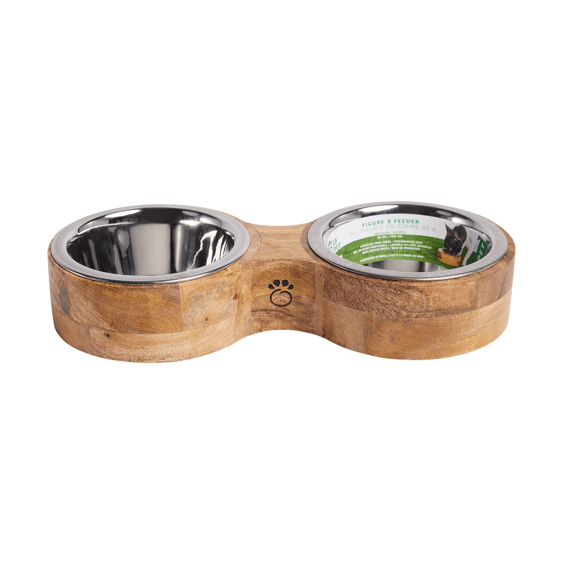 Wood & Metal Feeder Double Diner - Darktower Media