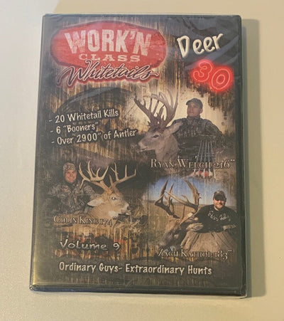 WORK'N CLASS WHITETAILS VOLUME 9 ORDINARY GUYS- EXTRAORDINARY HUNTS Dvd
