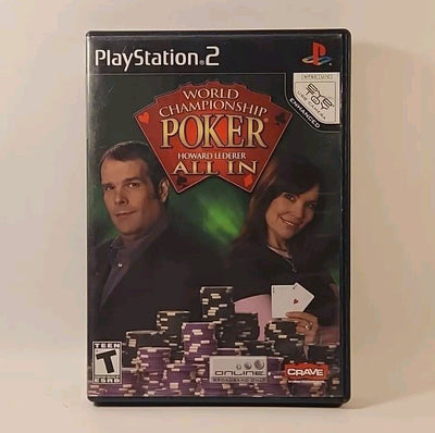 World Championship Poker: Howard Lederer: All In PlayStation 2 PS2 w/man.w1s3007