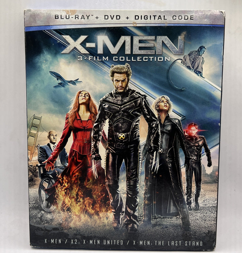 X - Men: 3 - Film Collection (Blu - Ray/DVD, 2020, 6 - Disc Set) USA No Digital NM - Darktower Media