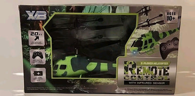 XB X-Plorer green Camo 2ch Mini Infrared Remote Control Helicopter NIB
